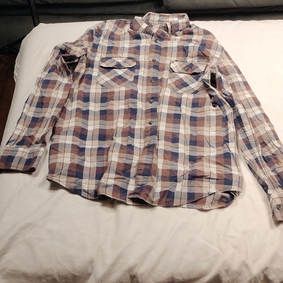 Club Room men's large sized long sleeved button down shirt - Picture 1 of 11